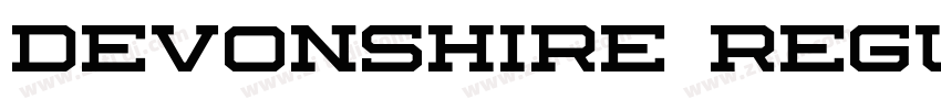 Devonshire Regular字体转换 Devonshire Regular字体转换